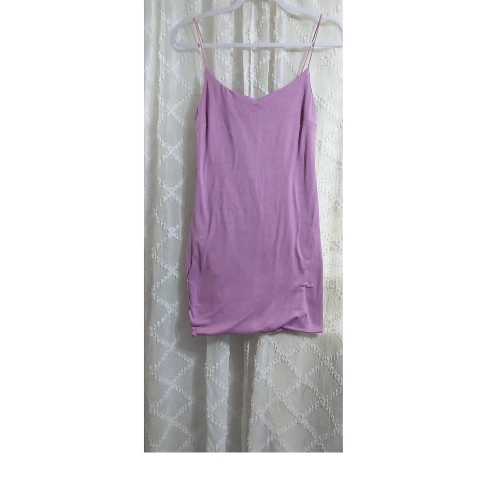 rue21 Womens Lavender Purple Spaghetti Strap V-Neck Bodycon Mini Dress Size M